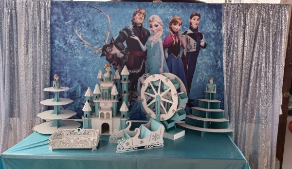 Ξύλινη ρόδα frozen - Image 3