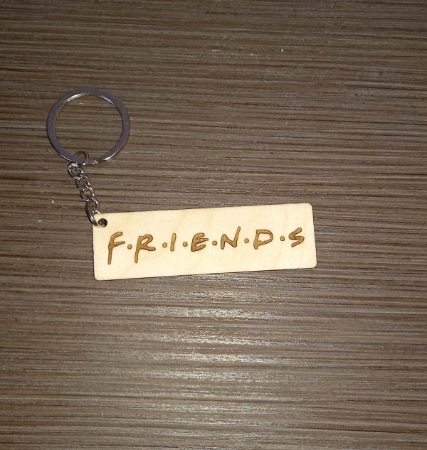 Ξύλινο μπρελόκ "FRIENDS"
