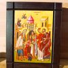 Ξύλινη εικόνα Τα εισόδια της Θεοτόκου