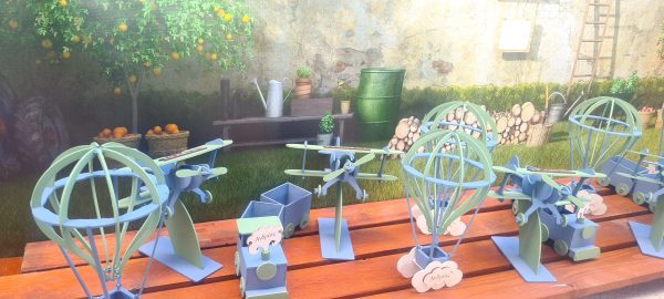 Ξύλινο 3d αερόστατο - Image 4