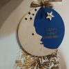 Ξύλινο στολίδι first christmas N2