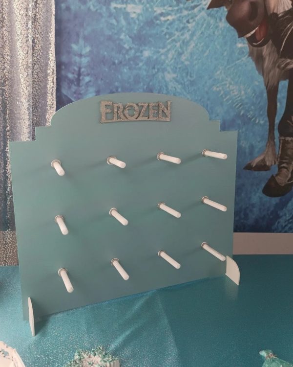 Ξύλινο σταντ για ντόνατς "Frozen"