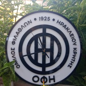 Ρολόι Τοίχου OFI – Plexiglas Black & White