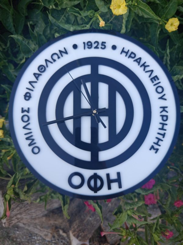 Ρολόι Τοίχου OFI – Plexiglas Black & White - Image 5