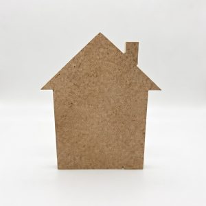Ξύλινο Σπιτάκι Με Καμινάδα MDF